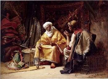 unknow artist Arab or Arabic people and life. Orientalism oil paintings 211 oil painting image